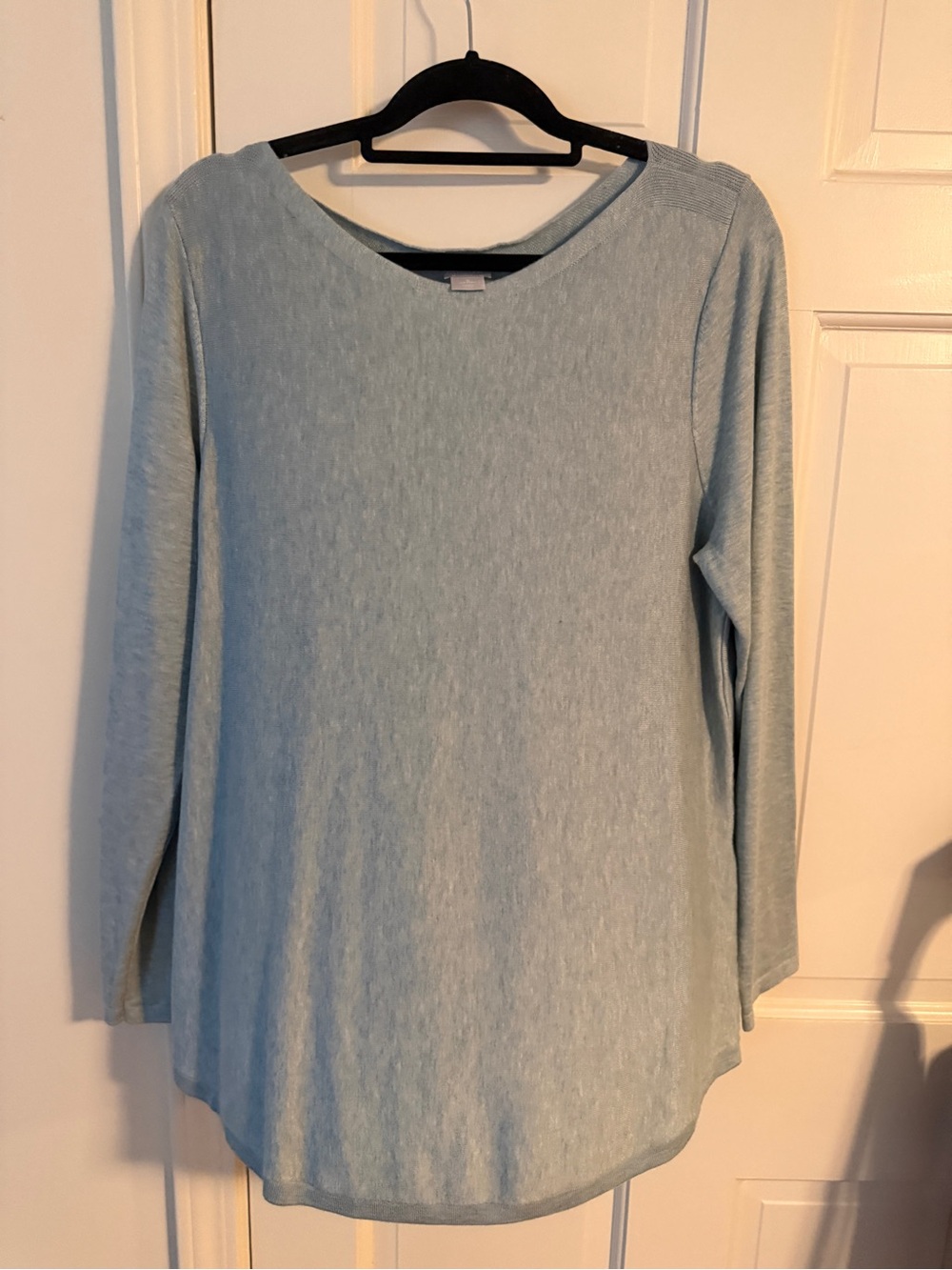Chico's Light Blue Long Sleeve Women's Tee